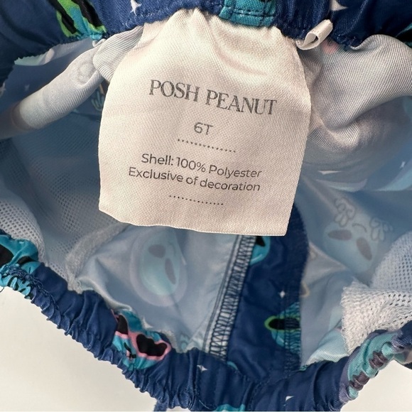 Posh Peanut Alien Swim Trunks Unlined Swimsuit Size 6 - Picture 4 of 4